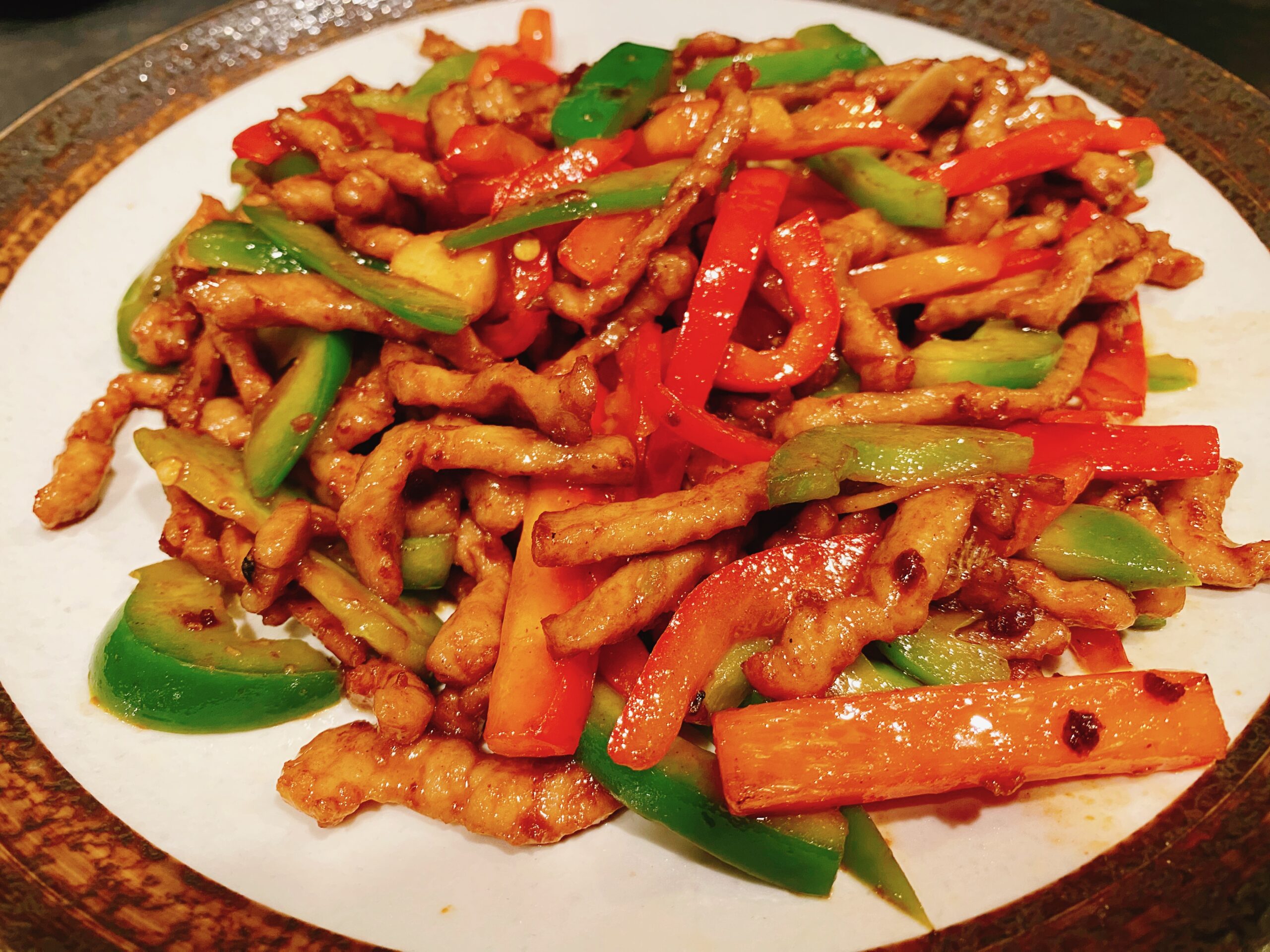甜椒肉丝 Sweet Pepper Pork Silk