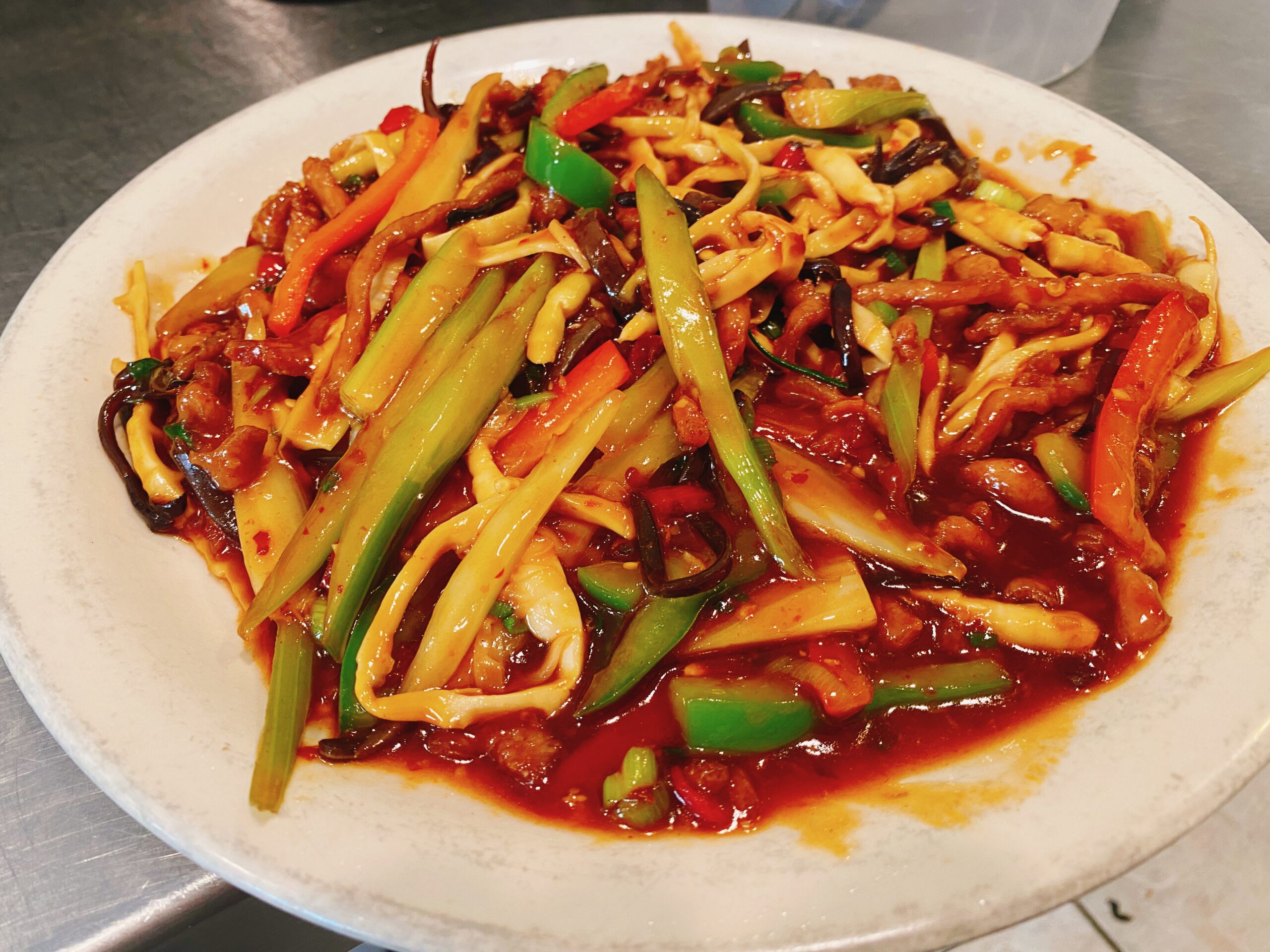 Colorful Shredded Pork 鱼香肉丝