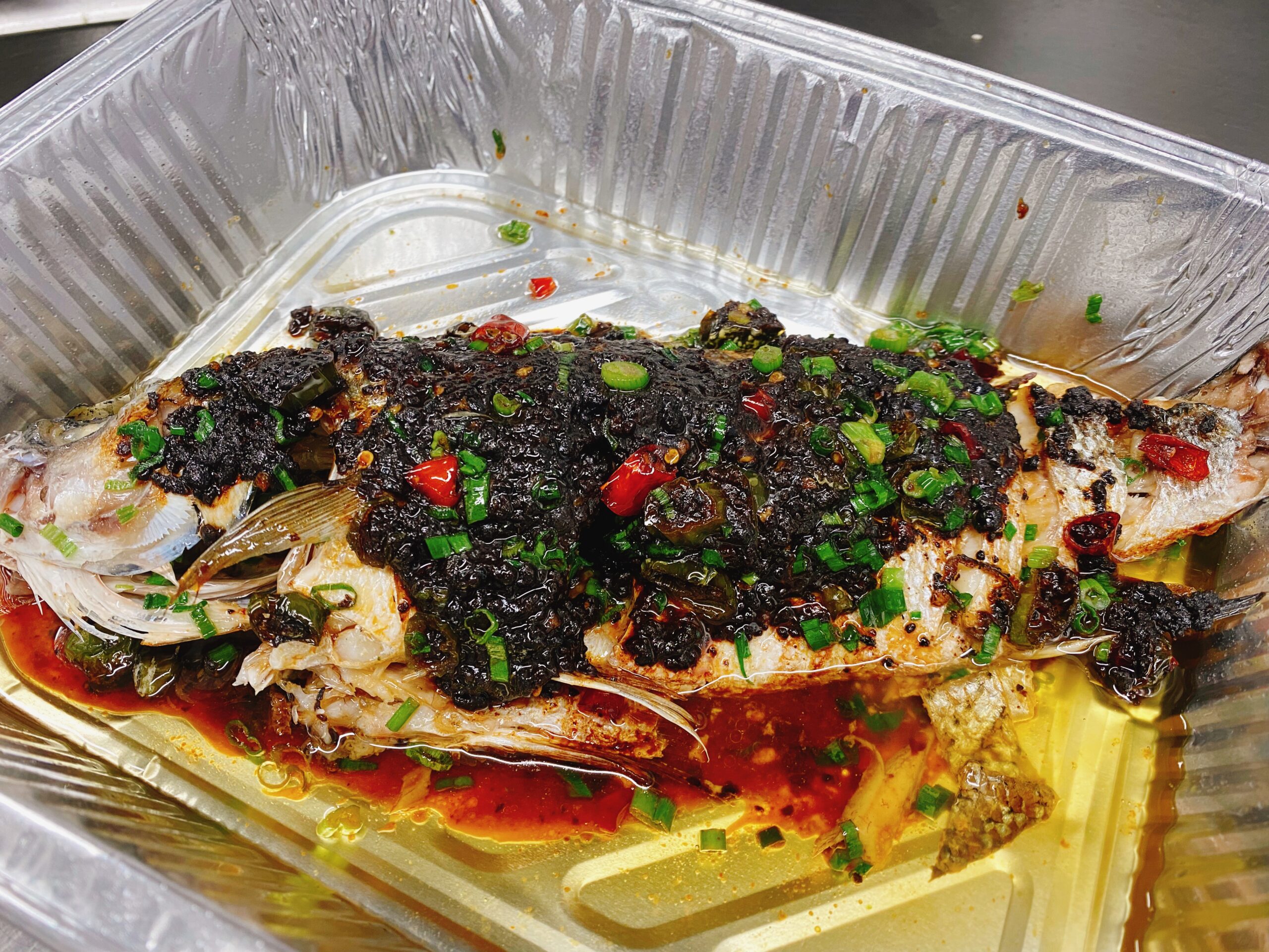 豉椒鲈鱼 Pickled Bean Pepper Striped Bass