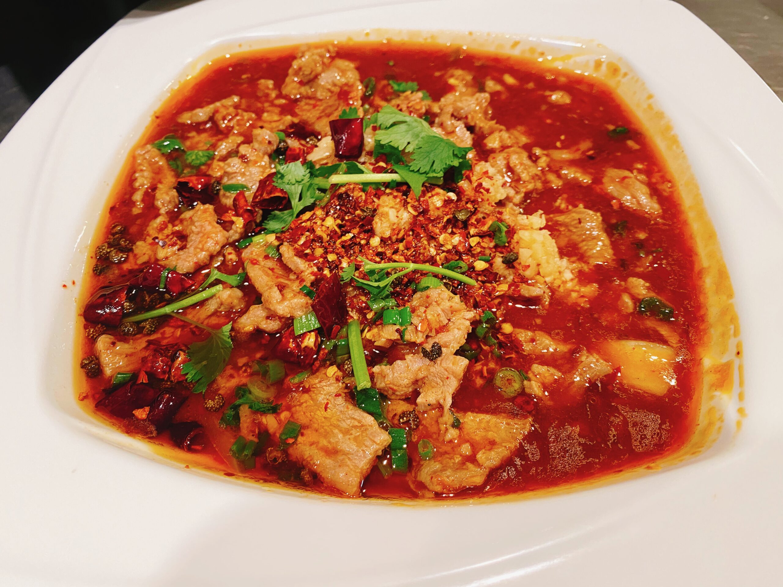 水煮牛柳 Hot Boiled Beef