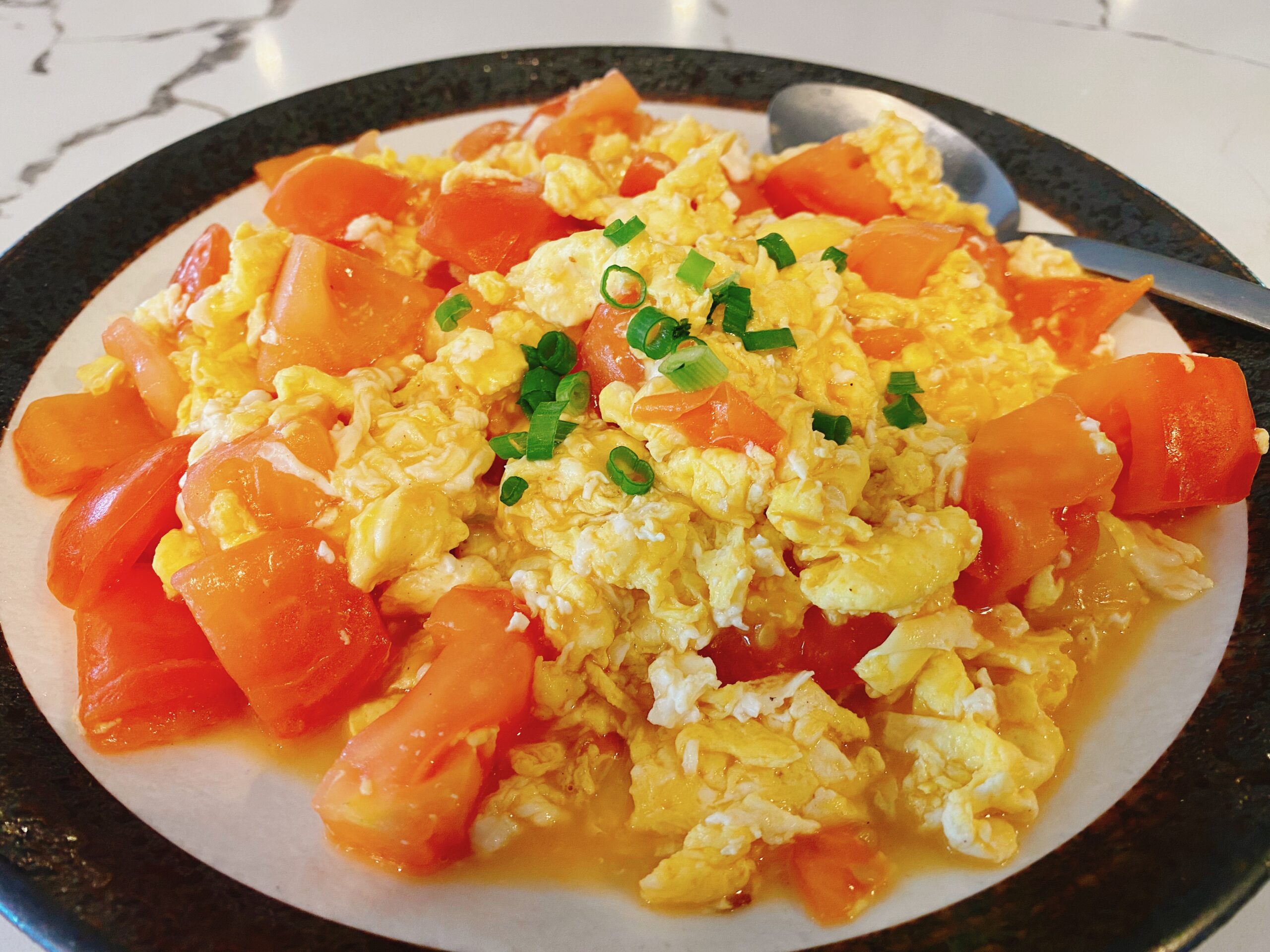 番茄炒蛋 Fried Tomato and Eggs